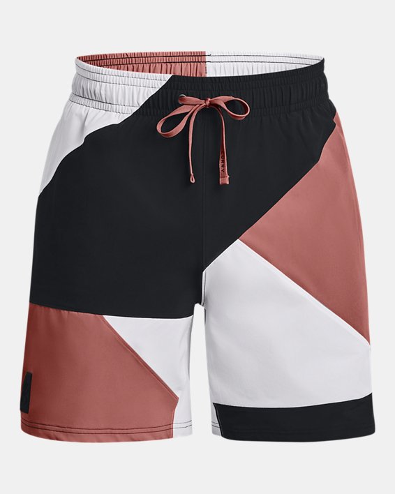 Men's Curry Woven 7" Shorts, Red, pdpMainDesktop image number 6